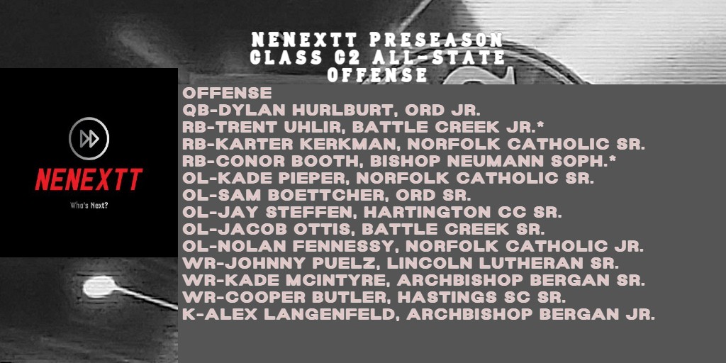 NENextt's tweet photo. C2 Offense https://t.co/SkJATLRuKy