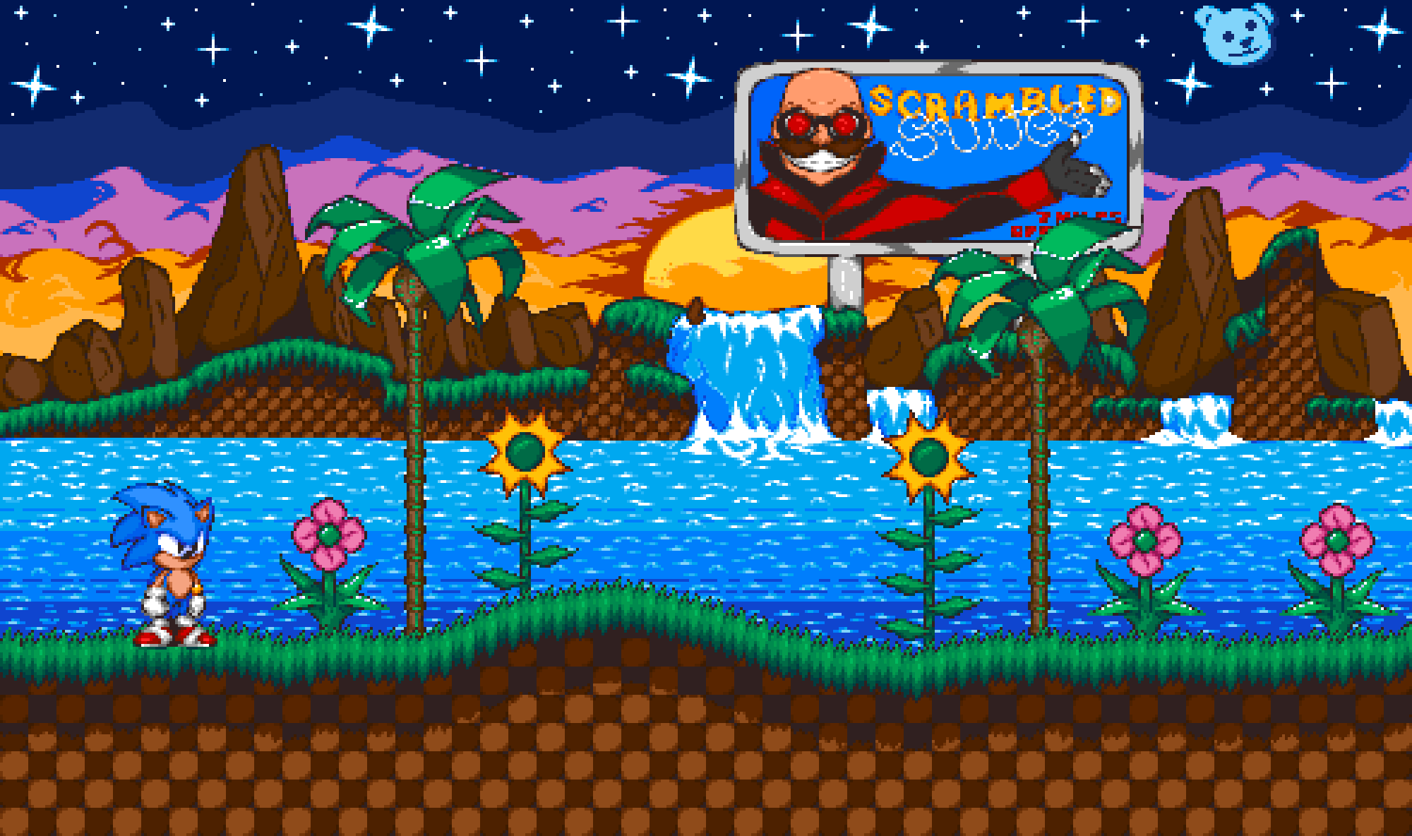 So Cold🆖 on X: @losermakesgames for a setting, probably Green Hill Zone  but horribly miscolored  / X