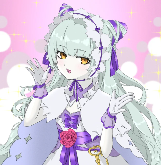 友達の推し描かせてもらいました!眠森ペティちゃんです#ペティの絵本 