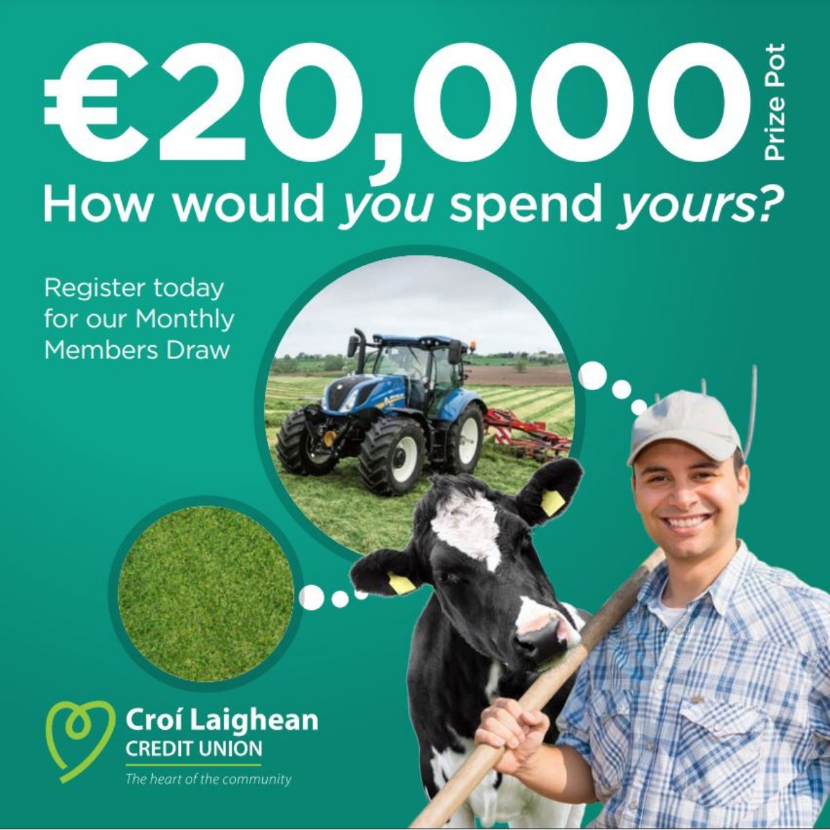 Our Members Draw takes place next week! Every month, five lucky Members get the chance to share a prize pot of €20,000! 🙌 Even better, at just 67 cents per week - it costs less than a cup of coffee to enter! Learn how to register: bit.ly/3KE3YK5 #MembersDraw #Ad