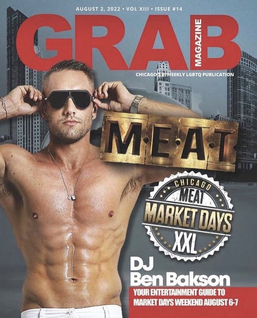 BenBakson37's tweet photo. ben_ _bakson Thank you @ grabmagchicago for the cover story! I am beyond excited to headline @ meatchicago this Friday! " Get ready for a great night guys! Tonight #Radiuschicago will be great giving you guys the hot meat #gayclub #gaysolo #gaylover #ChicagoFire #LiveStream https://t.co/S0EbBkV7Fu