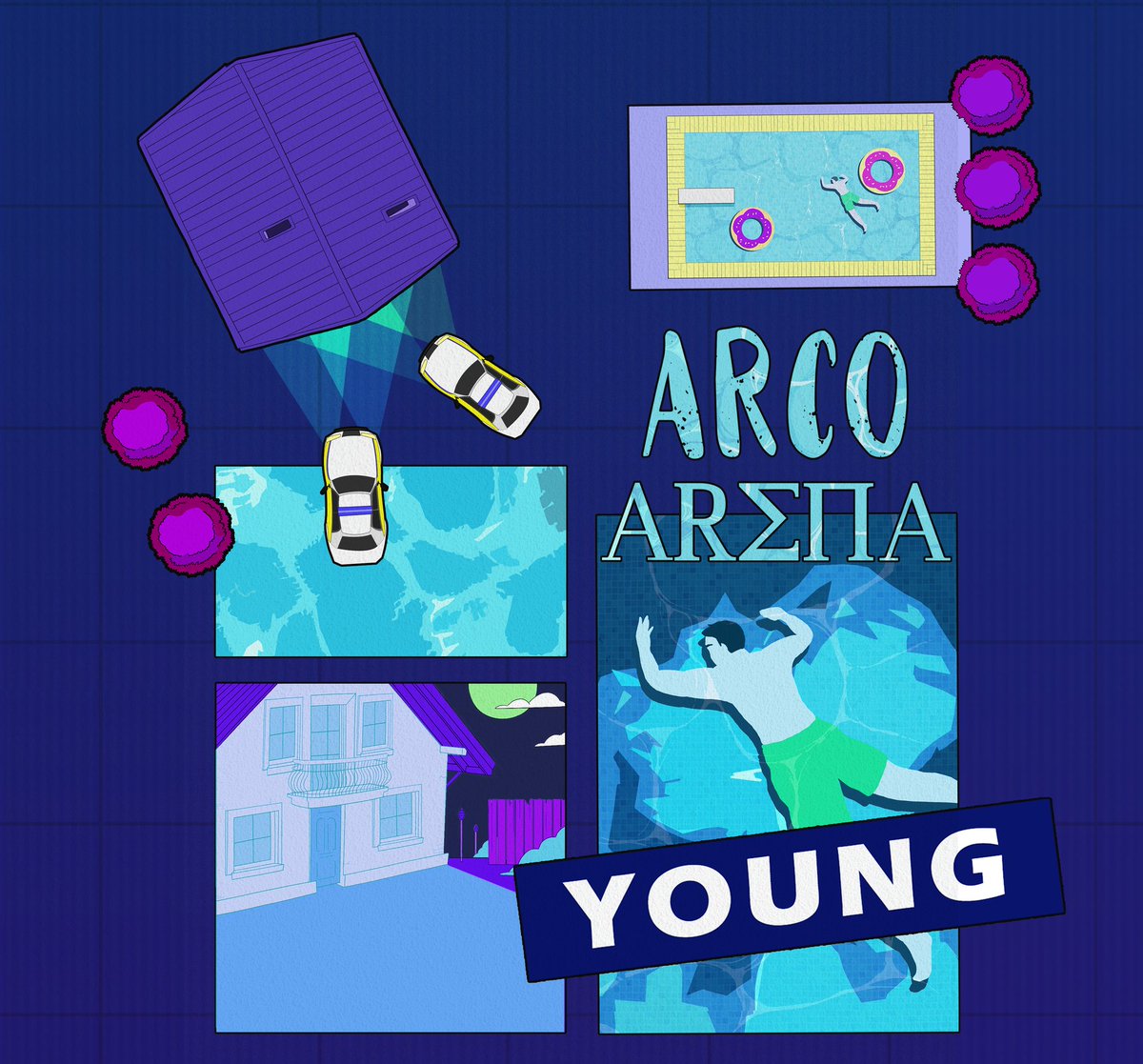 arena_arco's tweet photo. Our new single, Young, is out now!!

We’re extremely excited to release this track and it’s well overdue. The last while, we’ve been stomping back onto stages, so we've put out a new release to match!

You can listen to Young through the link below!
https://t.co/KtJmRQfaDU https://t.co/y2DCfLyiA2