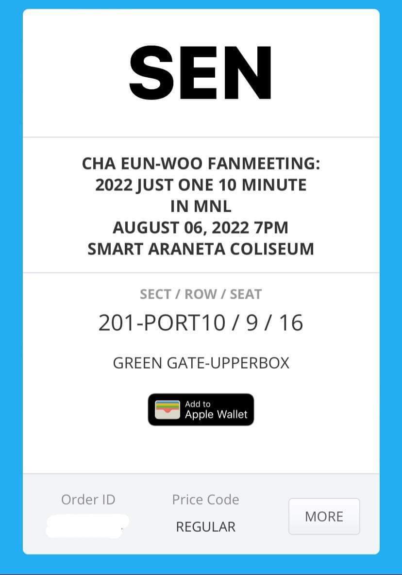 Wilfieee's tweet photo. WTS LFB

JOTM UPPERBOX TICKET
Original Price: P4,320.00
Discounted Price: PM YOUR PRICE

#JOTM #CEW #UpperBox #Tickets https://t.co/b6PneQGiHZ