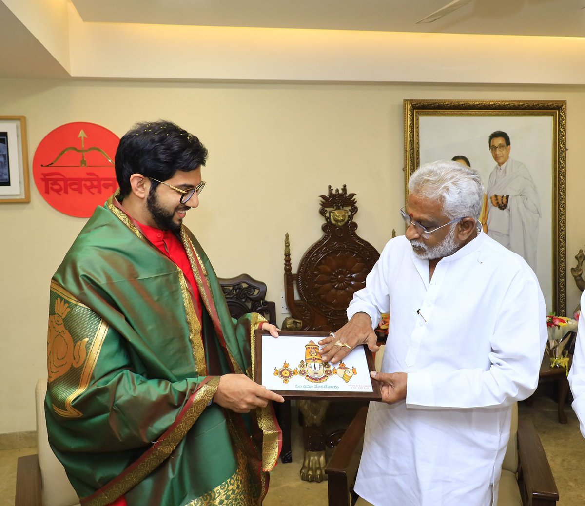 AUThackeray's tweet photo. The shilanyas of the temple is on 21st August and I have had the honour to be invited by the temple trust. As a devotee of the Lord, this moment of absolute joy. https://t.co/yGLmOCkSly