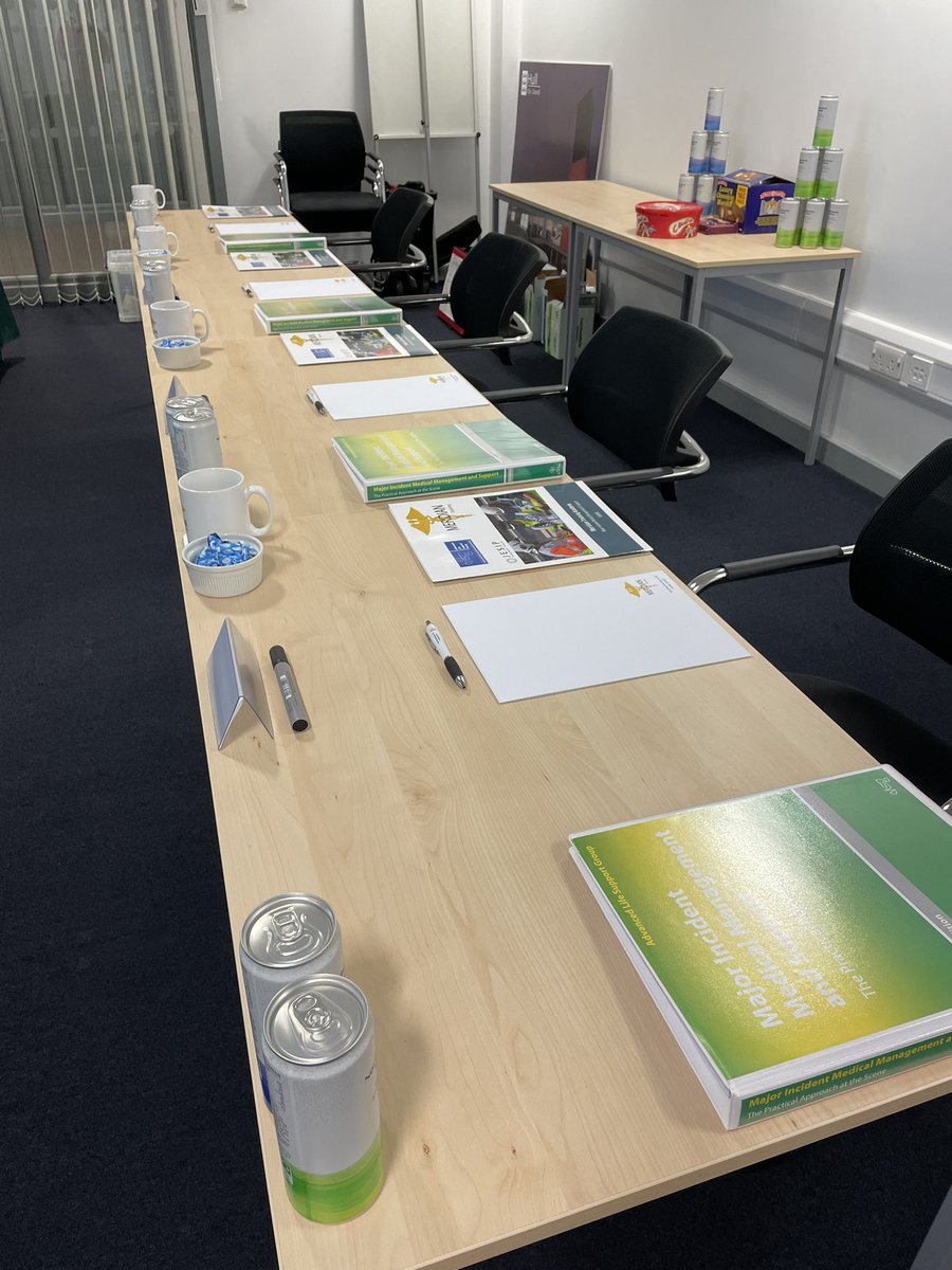 MeridanTraining's tweet photo. All set up for yet another MIMMS course this weekend. 
Two more pre planned courses in October and December, however if you have 4 or more students we’ll come to you on an agreed date.
All details, costs etc on our website at https://t.co/jvKOJVJx9Y https://t.co/KYt4TCAUy8