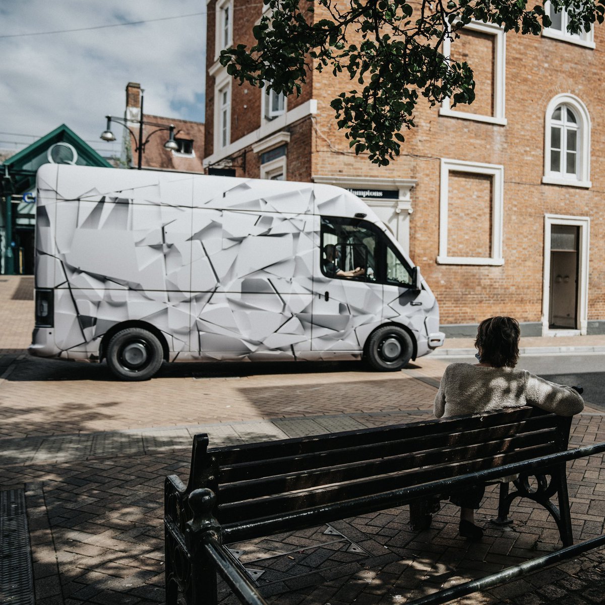 arrival's tweet image. Spotted! The Arrival Van about town as it continues racking up mileage ahead of customer trials.