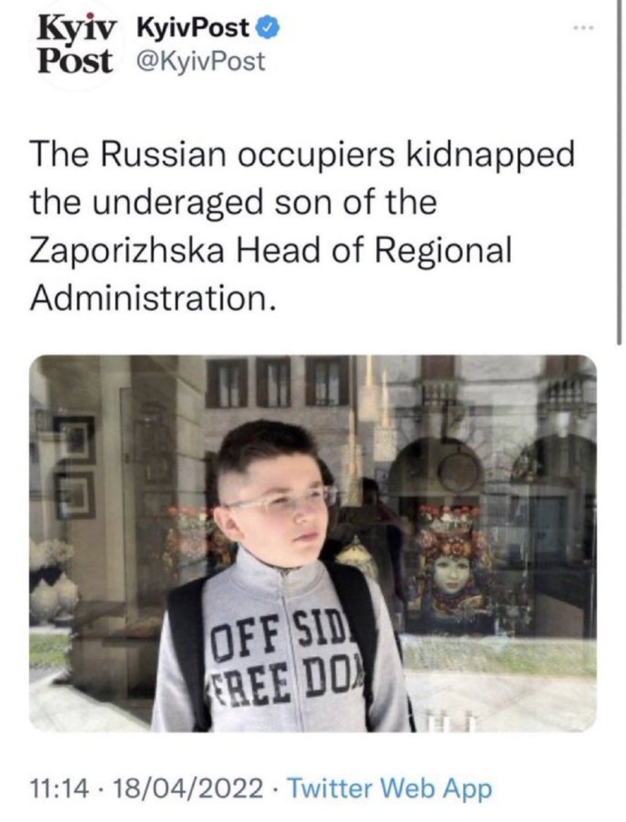 DecodingTrolls's tweet image. 16 yo son of Zap Governor: &quot;Russian troops tortured the young priest for several hours a day, for 2 days straight. &apos;At first, they beat him very hard. Then he was electrocuted. On the second day, they took off his pants, &amp;amp; for another 20 minutes, they beat him on the genitals...&apos;