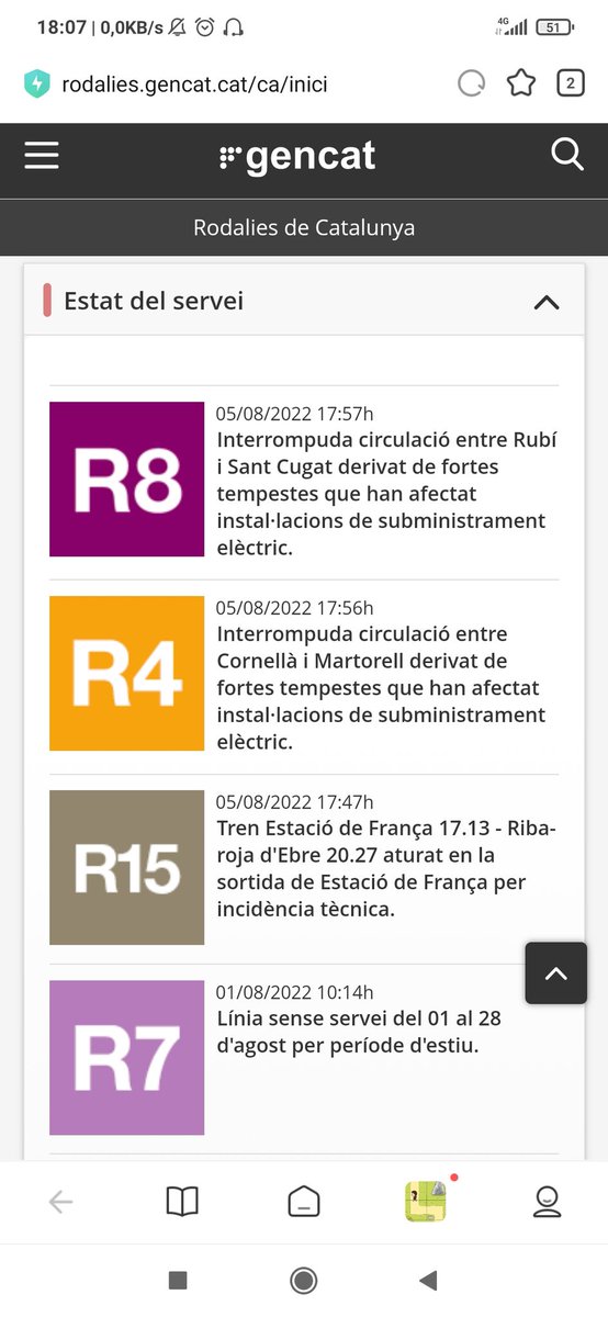 JordiFerrrer's tweet photo. Ho he decidit. No tornaré a exercir el dret a vot fins tenir un servei de trens dignes. Les pluges anunciades d'avui tarda han provocat l'enèssim maltracte al viatger amb una atenció deficient i insultant #NotrainNovote #vergonya @rodalies @VagaRenfe 👇 https://t.co/a5d1FkLAfE