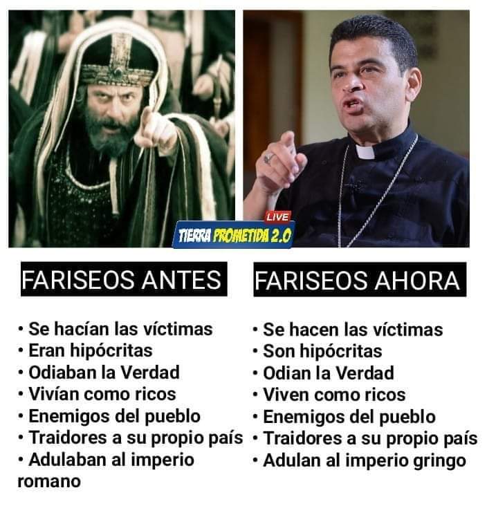 Se rasgan las vestiduras, indignados pero sabemos que su amo no es Dios, ni nuestro Señor Jesucristo. Su amo es Moloch-Baal, el dinero, el Imperio Norteamericano que es igual a Baal, como dijo el poeta Allen Ginsberg.#FuerzaDeVictorias