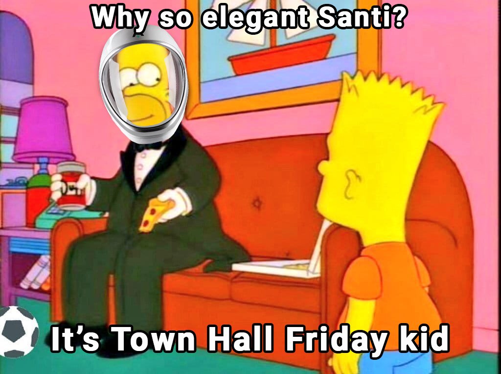 It's Town Hall Friday kid