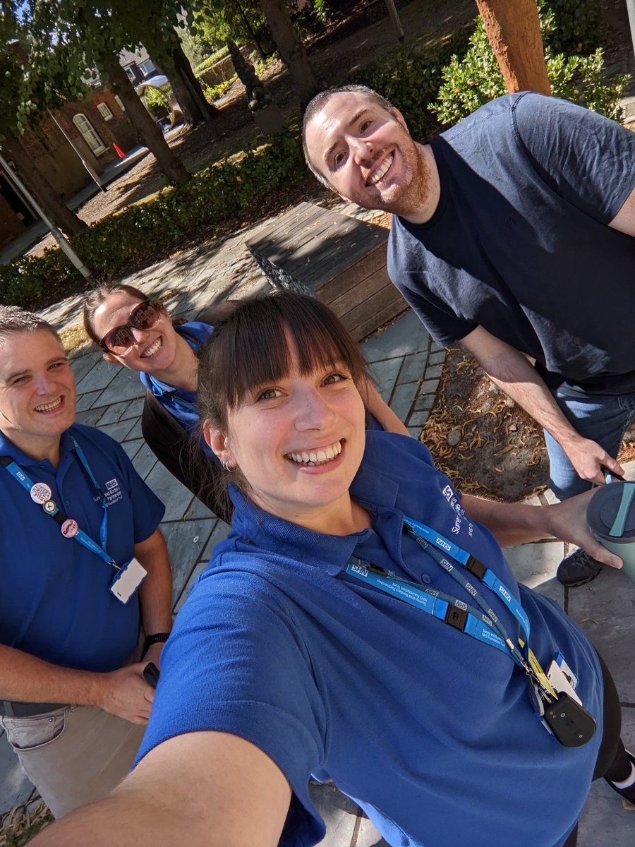 We had some special guests with us on site today! Thank you to <a href="/TechForCare/">Steven Killick</a> and @SimonDixon26 for helping <a href="/lexxivaughan/">Alex Vaughan</a> &amp; <a href="/NadiaKuftinoff/">Nadia Kuftinoff</a> with some research on Victoria Ward 👏 shadowing us means you get a clipboard and get involved 😁