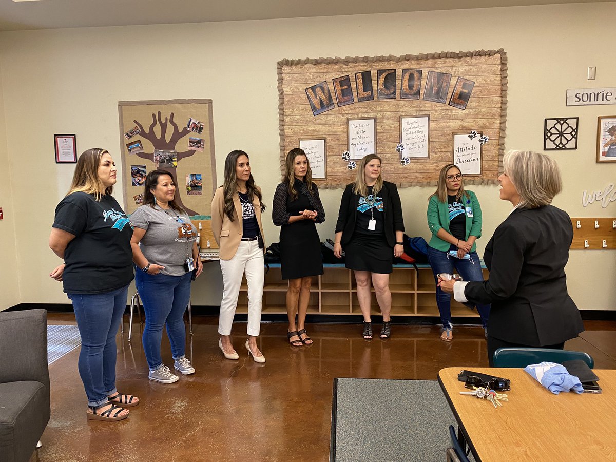 Governor <a href="/GovMLG/">Governor Michelle Lujan Grisham</a> visit at Mary Ann Binford! Great work <a href="/MaryAnn_Binford/">Mary Ann Binford Elementary</a>!!! #APSconnects @Zone2Assoc8