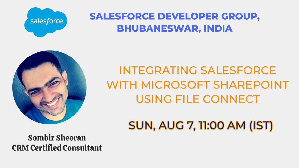 irahulgupta7's tweet photo. With less than 48 hrs to go for our another event @sfdugbbsr. 
We are excited to host @sombirsheoran . Rsvp now for amazing learning.
#trailblazercommunitygroup 
Cc @debsalesforce @kavindrapatel @RupeshBhatia85 @Rupalika_Sfdc https://t.co/tTGcGCv8NR