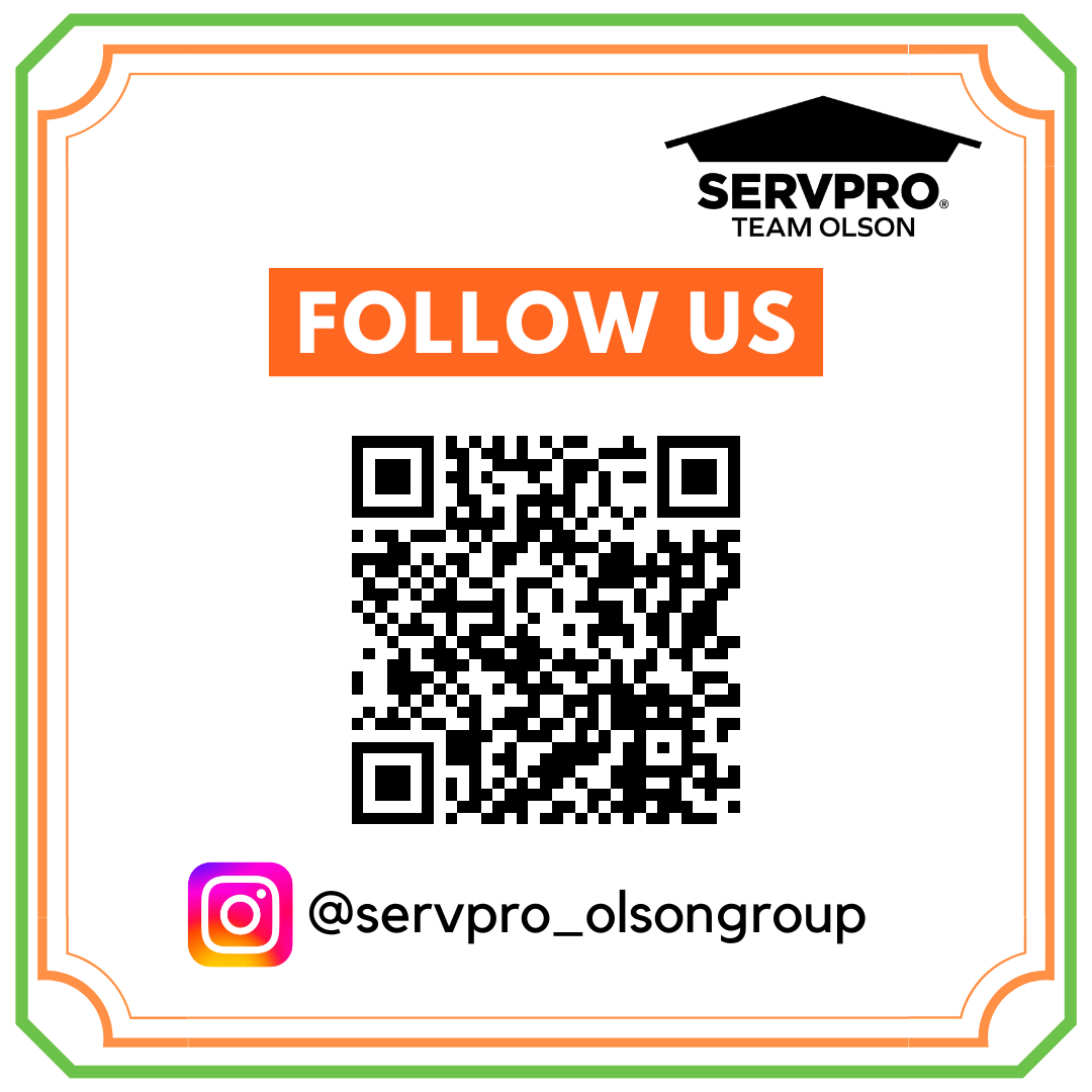 Want to stay up-to-date with the latest news, tips on FIRE and WATER damage, cleanup, restoration, construction or just want to get to know SERVPRO Team Olson, please consider following our Instagram account. MAKE TODAY BETTER

instagram.com/servpro_olsong…