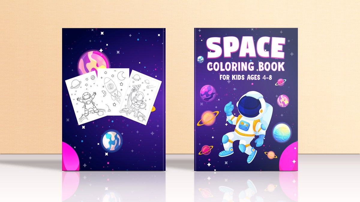 rashidul_sony's tweet photo. Space Coloring Book Cover Design for Amazon KDP.
Check My Portfolio: https://t.co/qkKpzXrVrO
Order Now: https://t.co/Fj723UcvsV
#kdp #amazonkdp #selfpublishing #kdpbusiness #learnkdp #paperbackbook #bookcover #coloringbook #kidscoloringbook #kdpbookcover #Space https://t.co/H1M7VdY2ZU