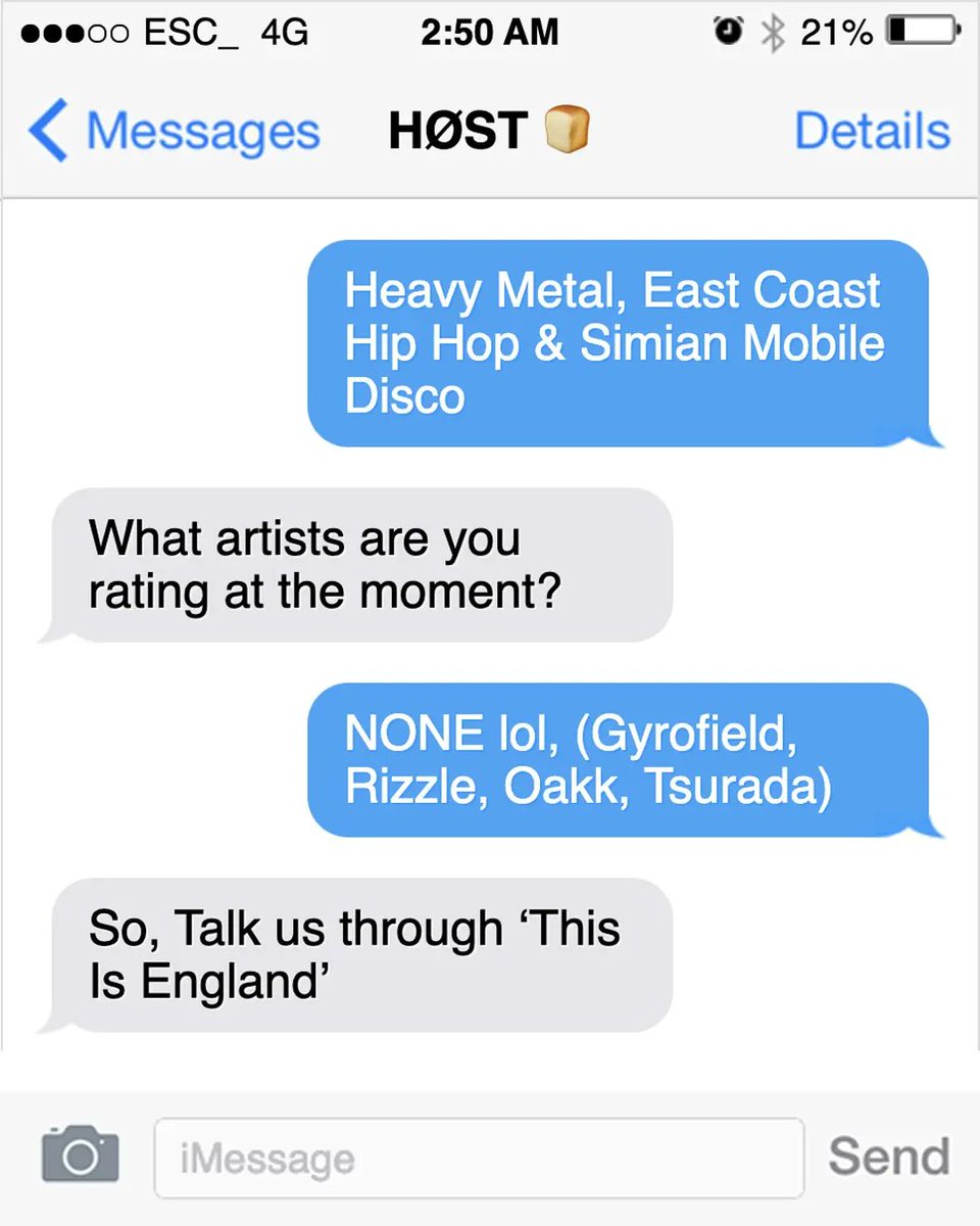 esc_records's tweet photo. 📱We chatted to @host_gram and asked him some serious questions. Pt.1
 https://t.co/RyaP7O9X6x https://t.co/wV4f2itRue