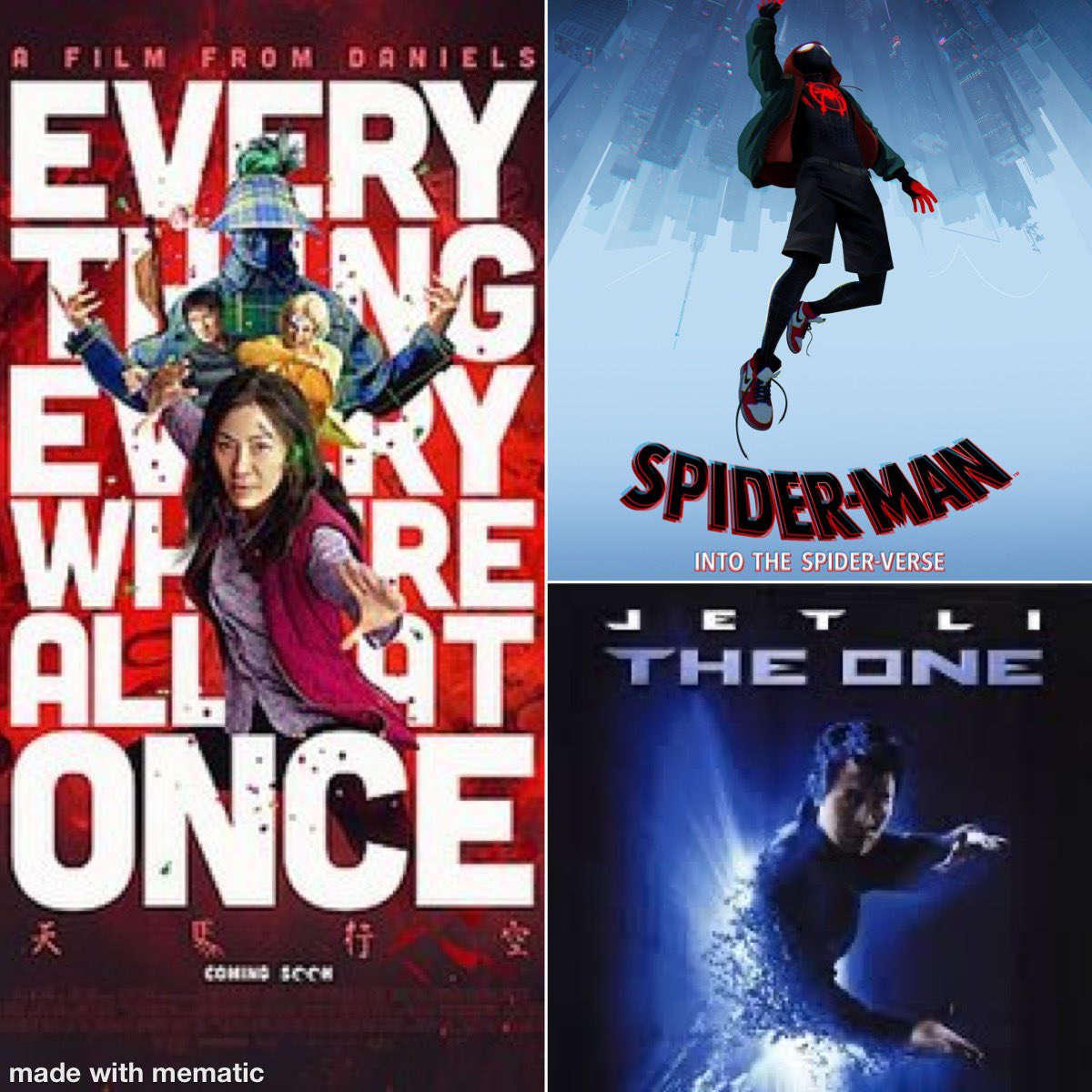 Our movie line up for next weeks main episode! It’s called “Leeloo Dallas Multiverse” for obvious reasons. What do you think of this line up? What others could we have done? What’s your alternate title?