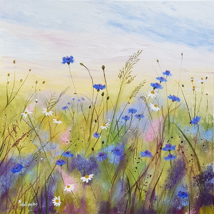 artfinderlatest's tweet image. Cornflowers in the … by @micartist #acrylic #painting #art artfinder.com/product/cornfl… @artfinder