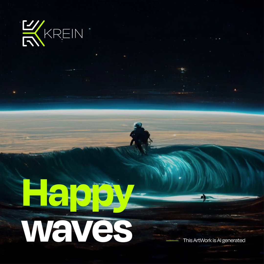 For all those still at work
For all those next the holiday
For all those who are chilling on the beach

Our special wishes for a Summer on the Crest of the Wave!

#happyholidays 
#Krein