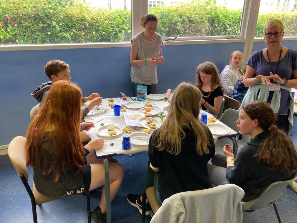 CPASHopeCumbria's tweet photo. Hope Cumbria 1 are having a fun time decorating cakes in workshop time! @CPASVentures #HopeCumbriaVentures https://t.co/zx4BQXlExT