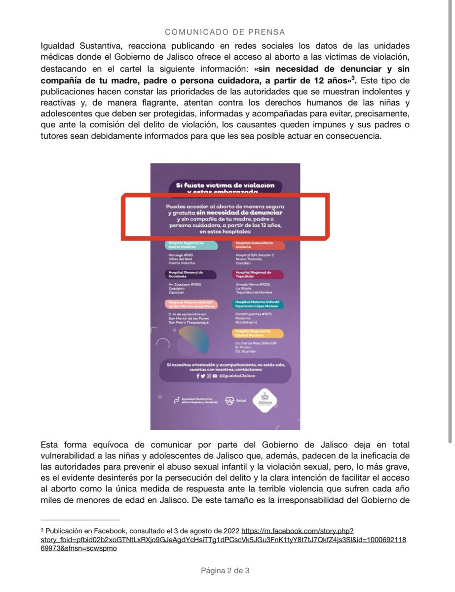 fnfjalisco's tweet photo. JALISCO dice sí a la defensa de la vida, el respeto a la dignidad humana y construcción de alternativas de políticas públicas que favorezcan la paz. Exigimos al Gobierno del Estado de Jalisco que deje de lado agendas ideológicas que favorecen la cultura del descarte. #Jalisco https://t.co/o6UVPB5DMR