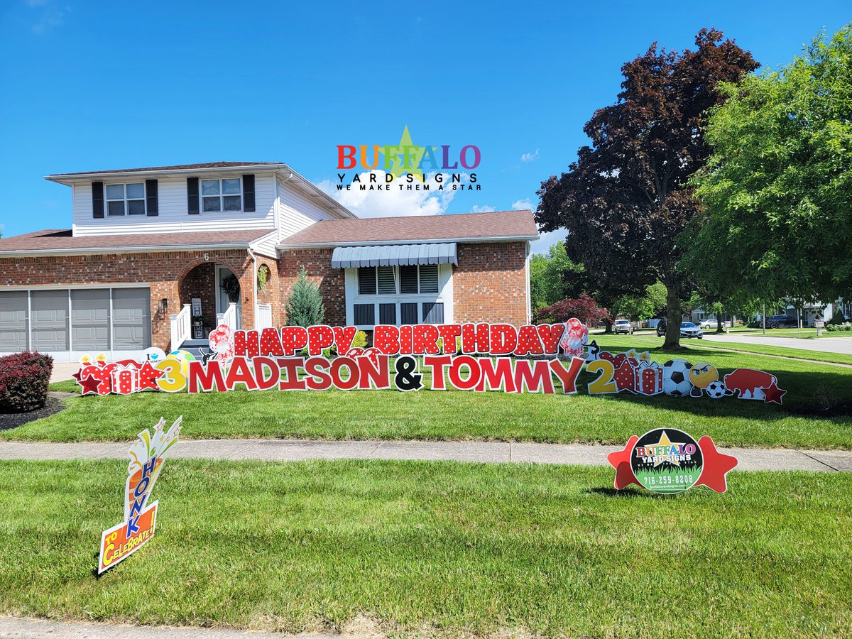 Buffalo Yard Signs tweet media