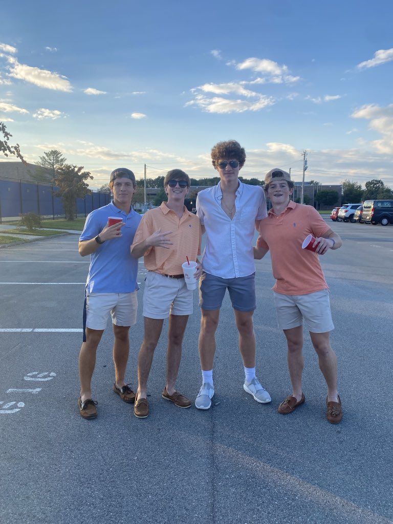🔶🔷These 4 Goons will be your Blue Crew student section leaders along with all the seniors help. 

We are here to help organize and make sure everyone has the best experience possible. Let’s make this the best student section in the nation.Lets get rowdy!🔷🔶#govluv
