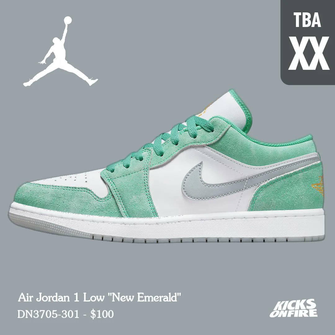 Air Jordan 1 Low 'New Emerald' DN3705-301