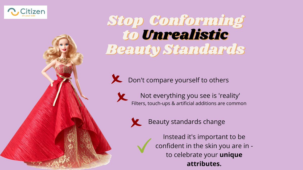Don’t spend time trying to conform to beauty standards that aren’t based in reality. Focus on your own standard and do what makes you feel beautiful and confident.

For more info check out our blog post. 

#confidence #selfcare #selfconfidence