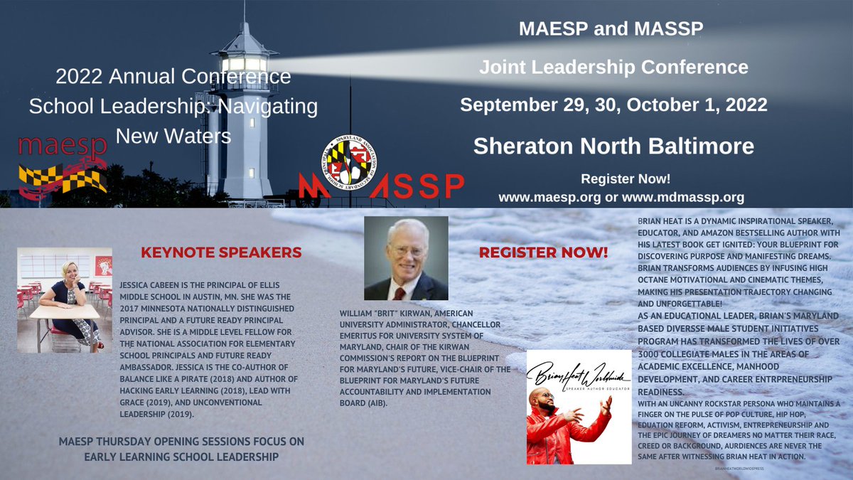tballmaesp's tweet photo. DID YOU KNOW? WE have the venue! WE have the keynote speakers! WE have local and national presenters! Do WE have YOU?  REGISTER NOW AT https://t.co/Lzc61AT2P4 @tballmaesp @mdmassp https://t.co/jAMEGmr17U