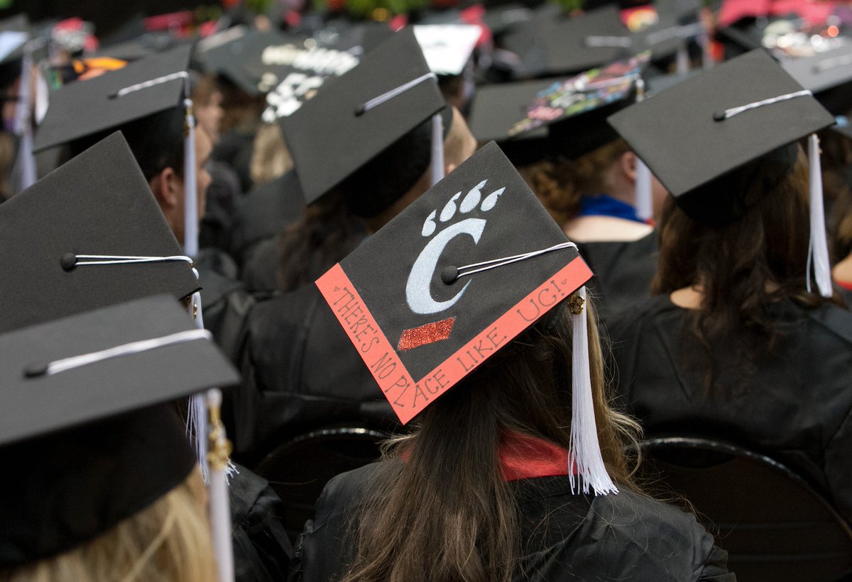 uofcincy's tweet photo. Hats off to the Class of 2022.
You did it! 🎓
#UCGrad22 https://t.co/Dlvskenxmz