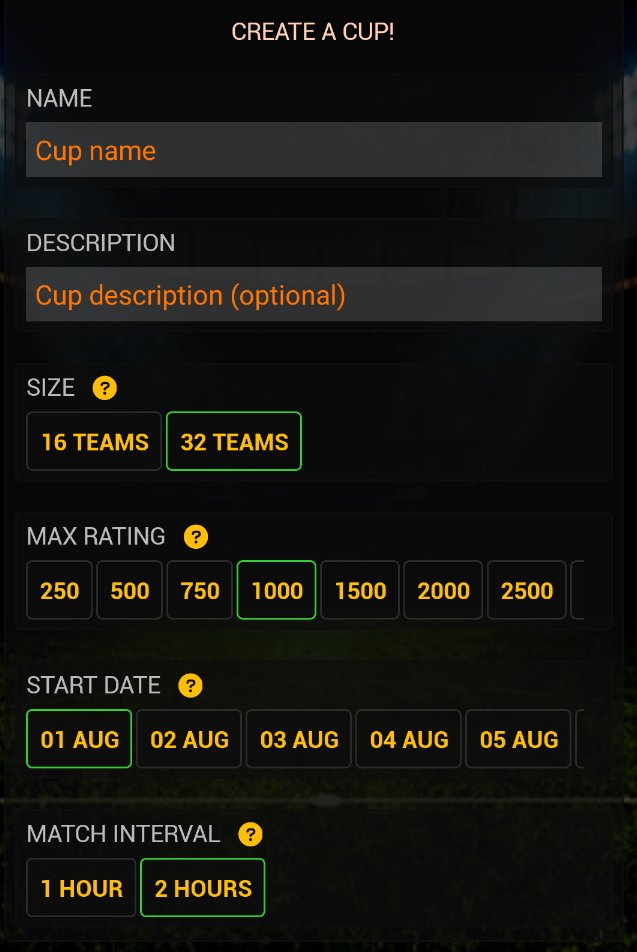 Preview of the upcoming cup creator. Tell us what you think in the comments 👍👌