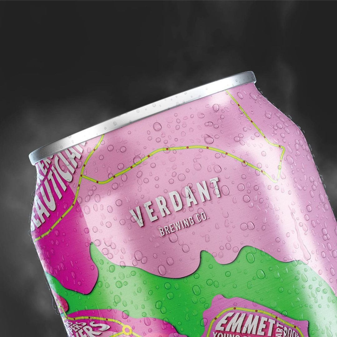 Joseph_S_Design's tweet photo. TB 12/2021: Verdant Beer • Designing a label for Verdant Beer that ultimately aims to show how rooted in the community of Penryn &amp; Falmouth, Cornwall, the brand is. My take on this was using the topography of the local area made using the different professions and subcultures… https://t.co/TqZqy8zmM3
