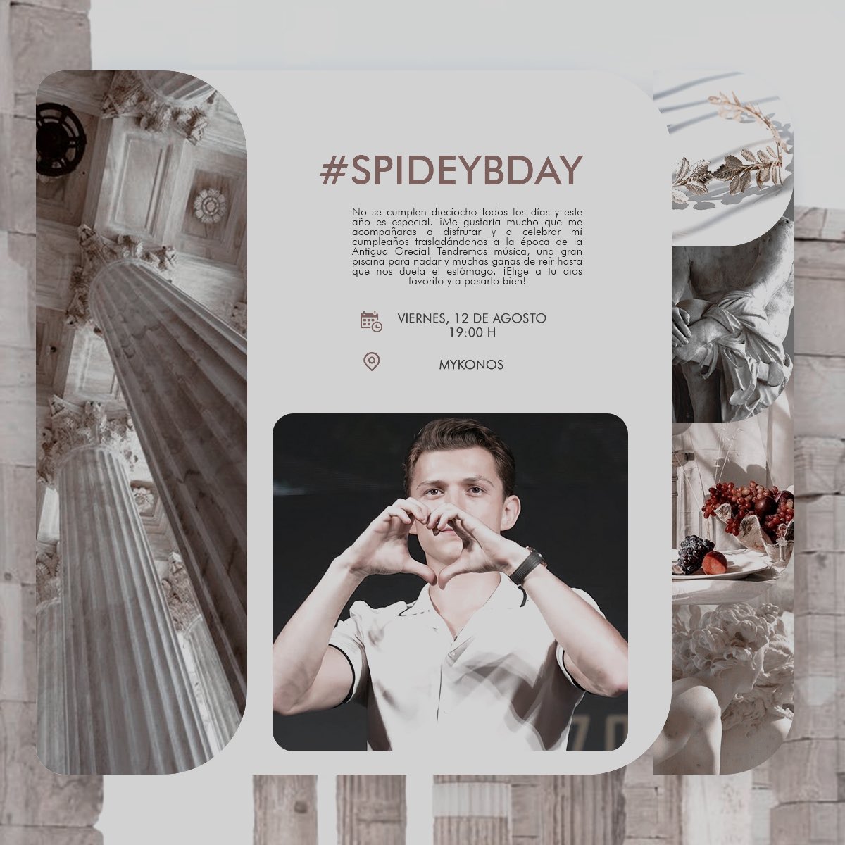 ⠀ ⠀
⠀ ⠀
⠀⠀⠀⠀⠀ᅠᅠᅠ
⠀⠀⠀⠀⠀⠀⠀ #𝐒𝐏𝐈𝐃𝐄𝐘𝐁𝐃𝐀𝐘
⠀⠀⠀❪ 🕷️ ❫ ─────────；

⠀⠀⠀⠀ 〝  𝓗appy birthady, Peter ⠀⠀⠀⠀⠀⠀⠀⠀⠀Parker!  ”
⠀
⠀