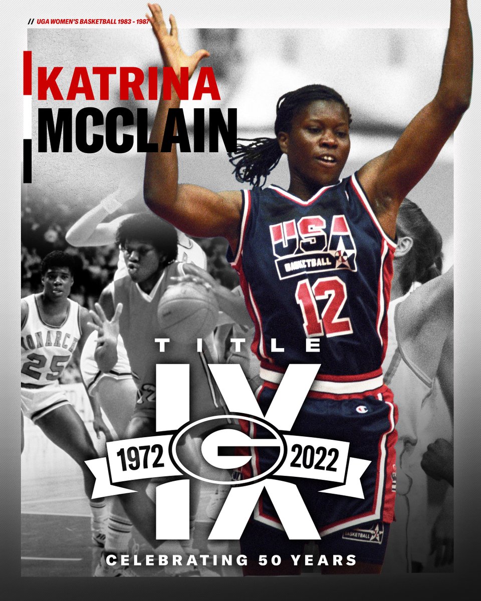 Katrina McClain - National Player of the Year Three-time US Olympian Hall of Famer SEC Champion Georgia #TitleIX Groundbreaker.