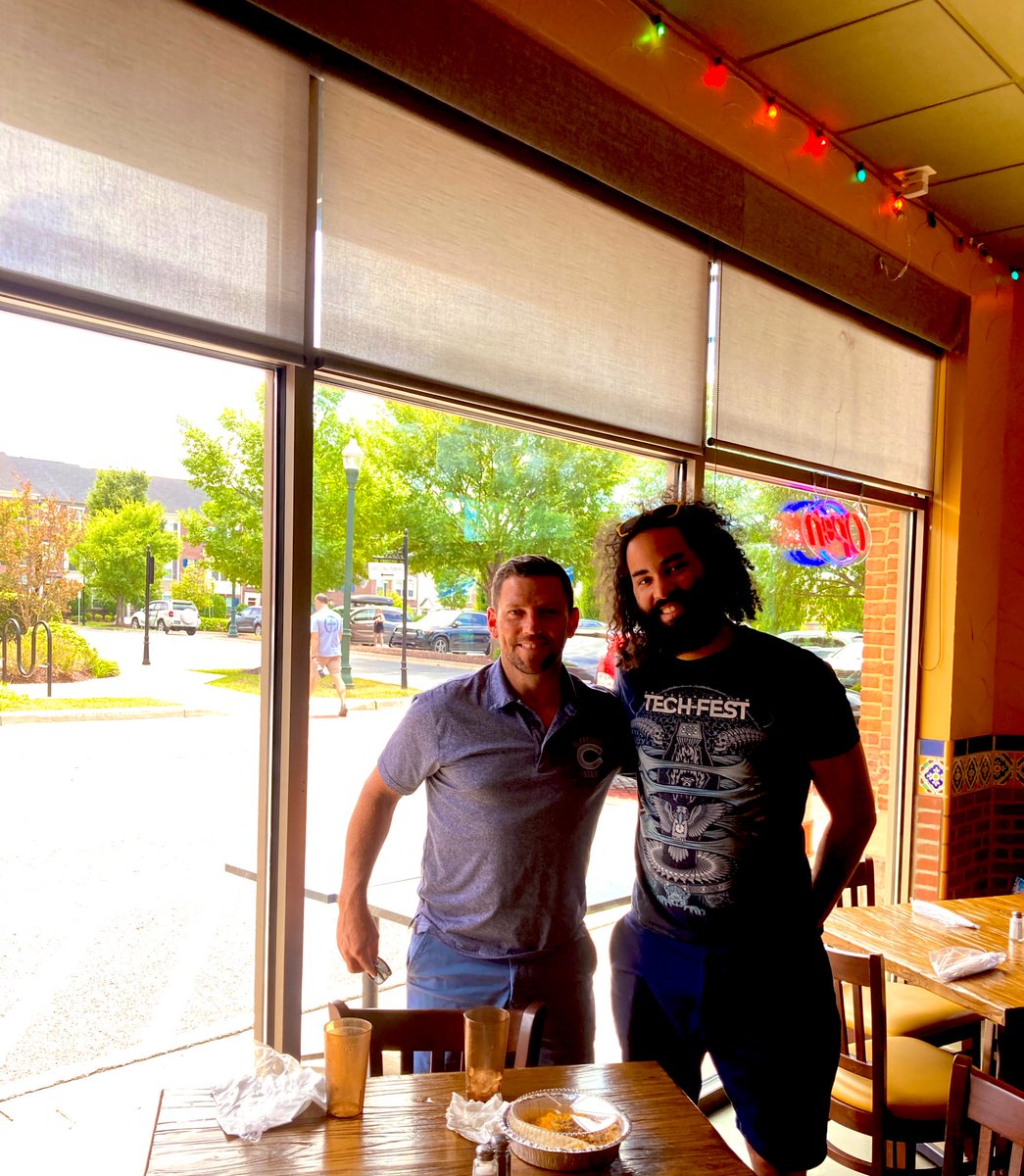 Had a great lunch meeting with Coach Yates to talk about his plans for the upcoming mens’s soccer season. Our student athletes are in good hands! #GoCoyotes! <a href="/Cburg_Coyotes/">Clarksburg HS 🐺</a> <a href="/CHSCoyotes/">Clarksburg Athletics</a>