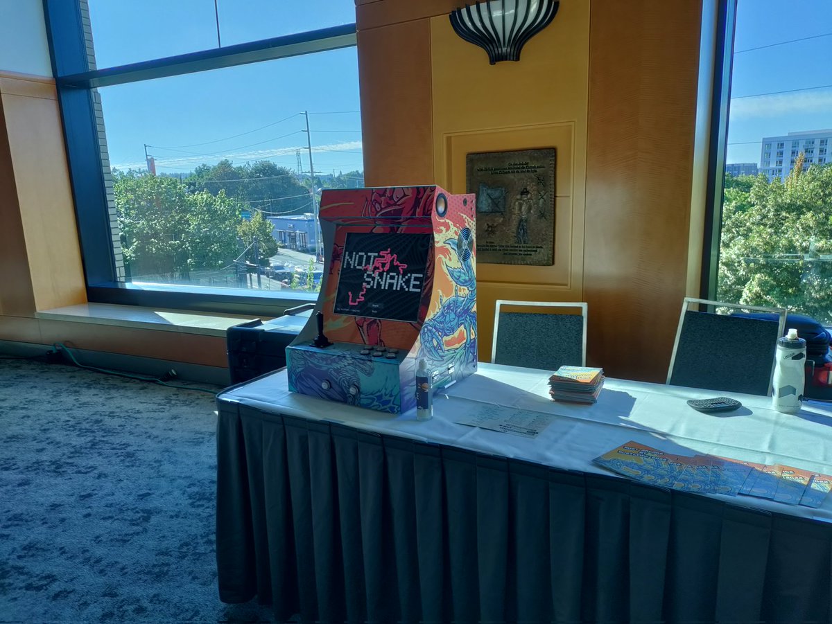 carlosupina's tweet image. The arcade is setup and playable at @rustconf! Stop by and try out some games made with @rustlang if you are here!
@rust_gamedev #gamedev #rustlang