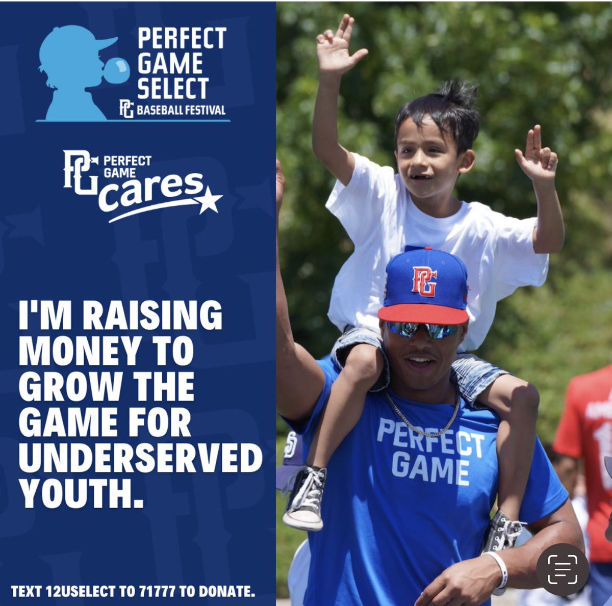 FlipWatters2028's tweet image. 12U Select Fest activities start next week. If you can donate any amount to help the underserved youth I would appreciate it. Let’s grow the game we love! @MCHitDogs @PGSelectFest @PerfectGameUSA                         app.mobilecause.com/vf/12USelect/K…