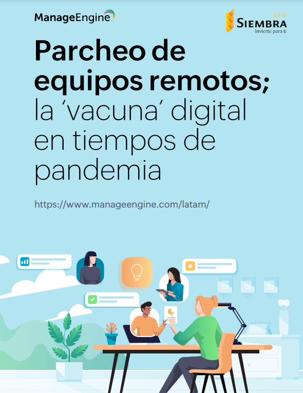 ManageEngineLA's tweet photo. ¿Es posible garantizar la seguridad de todos tus dispositivos, incluso fuera del perímetro corporativo? 🔐🔍 @AFP Siembra Oficial (Administradora de Fondos de Pensiones) de República Dominicana lo logró con #PatchManagerPlus. ¡Conoce su caso de éxito! 🔗 https://t.co/LBindisZbM https://t.co/dlUyT6msw4