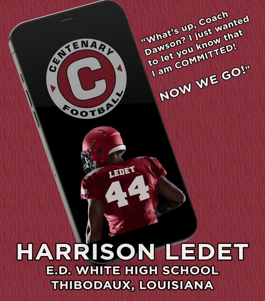 New Chapter…🙏🏻❤️ <a href="/Gents_Football/">Centenary Football</a> <a href="/CoachWudtee/">Keondre Wudtee</a> <a href="/coachbyrondawso/">Coach Byron Dawson</a>