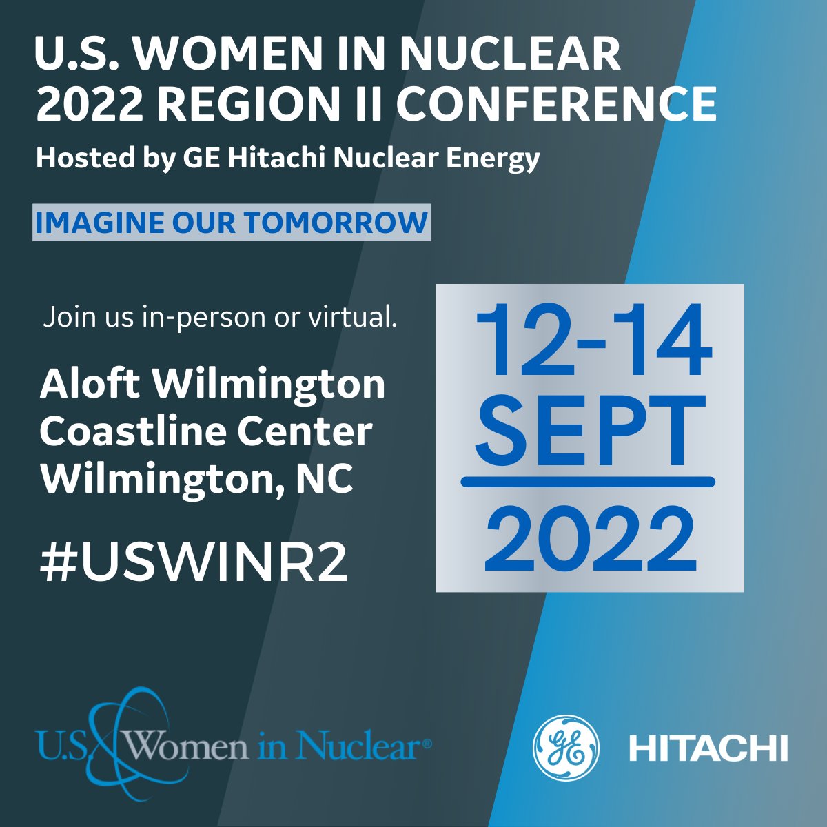 Interested in learning more about the future of nuclear energy? Get the latest information direct from leaders in the industry. Join us in person, or virtually, at the <a href="/WomenInNuclear/">U.S. WIN</a> Region II Conference in Wilmington, NC Sept. 12-14. Details: cvent.me/38QW1R #USWINR2