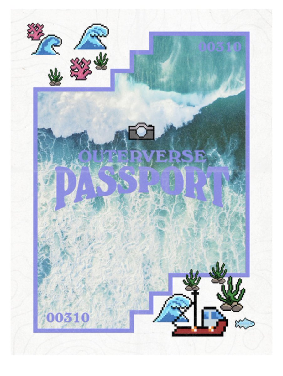 Minted my @Outsideio Outerverse Passport on the @solana network and not only does it align with my #scuba obsession but my edition # is my area code #310 🌊❤️ #NFTs #solana