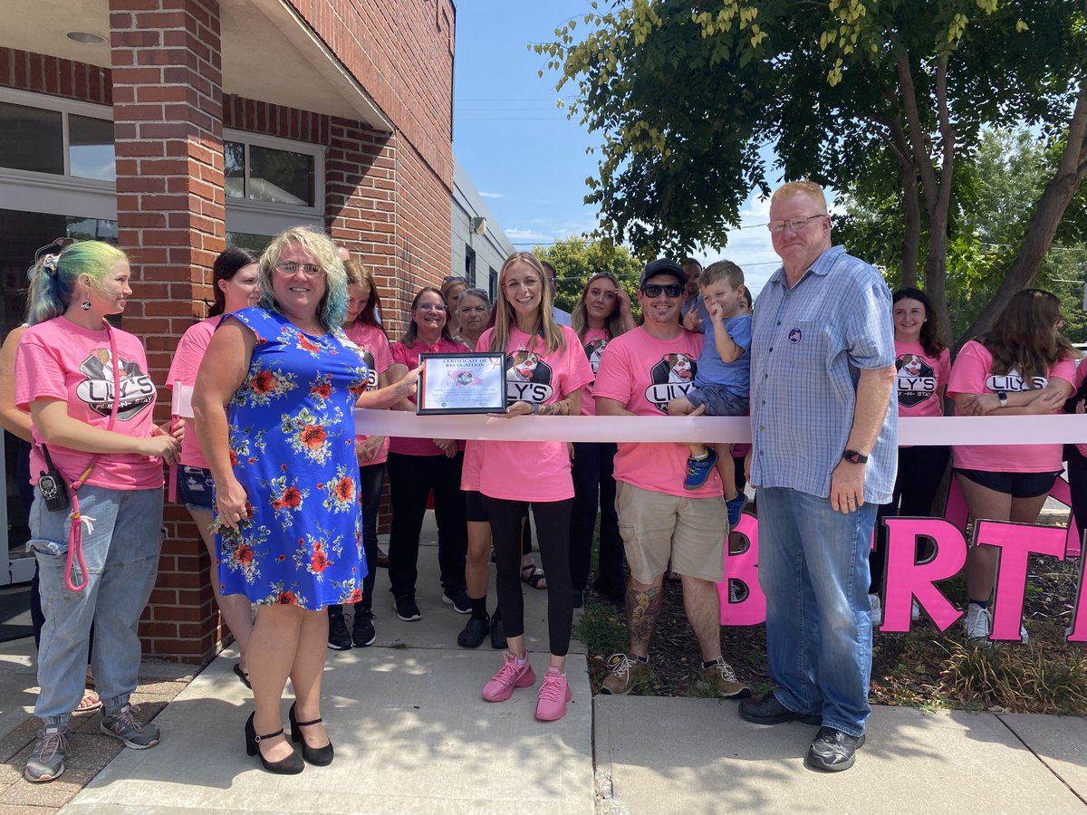 Congratulations to Lily's Play n Stay on your 1st year in business &amp; official ribbon cutting! 🧡 Lily's is the 7th Old Town Belton Redevelopment applicant, the 3rd business on Main Street to participate in the program. We have enjoyed witnessing their ongoing improvements.