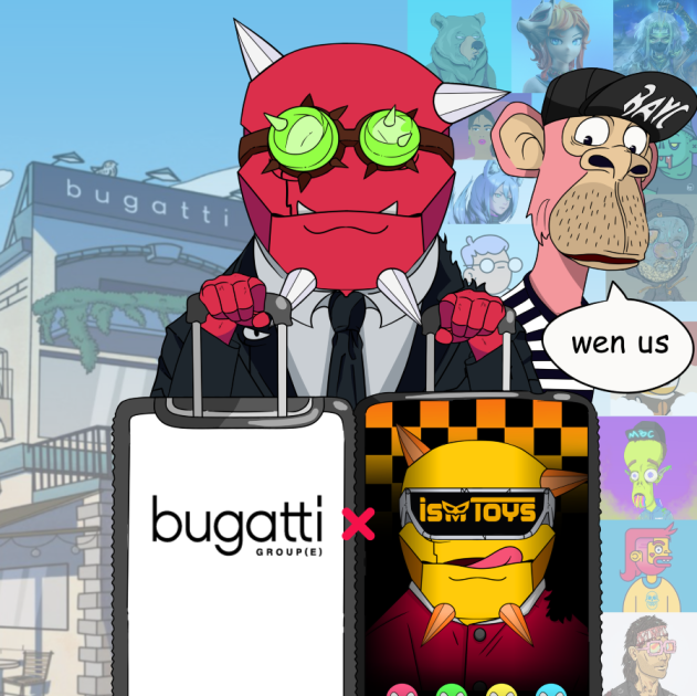 🚨Super Collab🚨

IsmToys is🤝with a 🌎 leading🧳 manufacturer &amp; distributor of branded luggage and bags <a href="/bugattigrp/">Bugattigroup.eth</a> 

Coming Soon 

1⃣Your W3 projects on luggage
2⃣Personal PFP on luggage
3⃣Apes &amp; Frens on 🧳 in Major Retail?
4⃣Bugatti Group NFT with insane 🪛

➕ to follow!