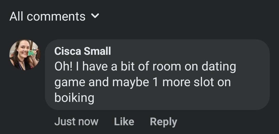 When planning discussions get, ummm interesting....yeah that. INTERESTING. 
#DragonCon2022 #boinkingbeasties #datinggame