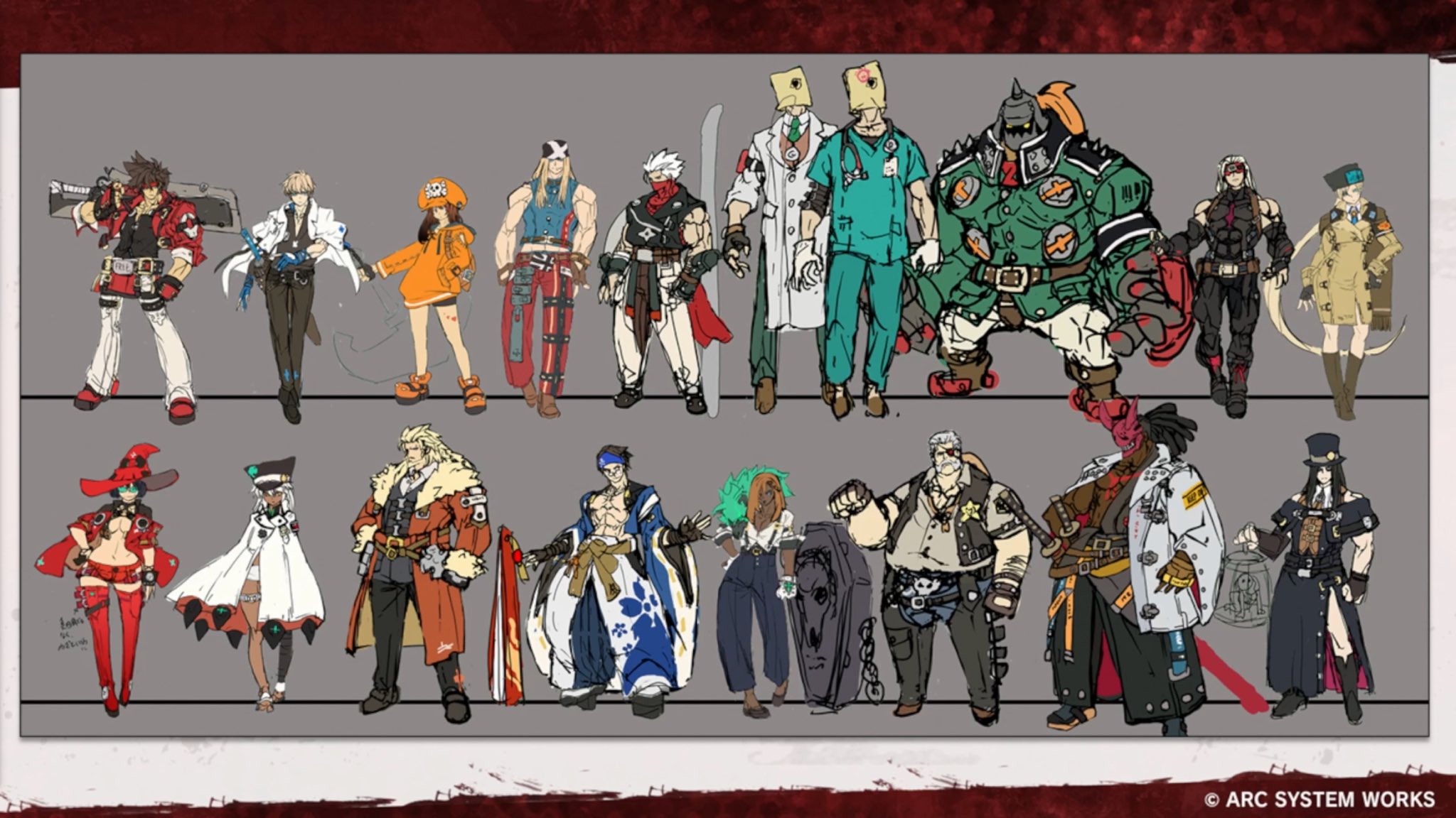 All Guilty Gear Characters
