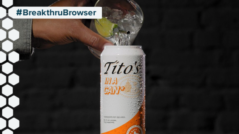 GoShoptology's tweet photo. In this week’s #BreakthruBrowser: #Titos sells an empty can, #Walmart is set to open small #GeneralStores, and #Sprite goes green by ditching green

Browse these headlines here: https://t.co/VT16PPx59n https://t.co/2vAyPdSRHV