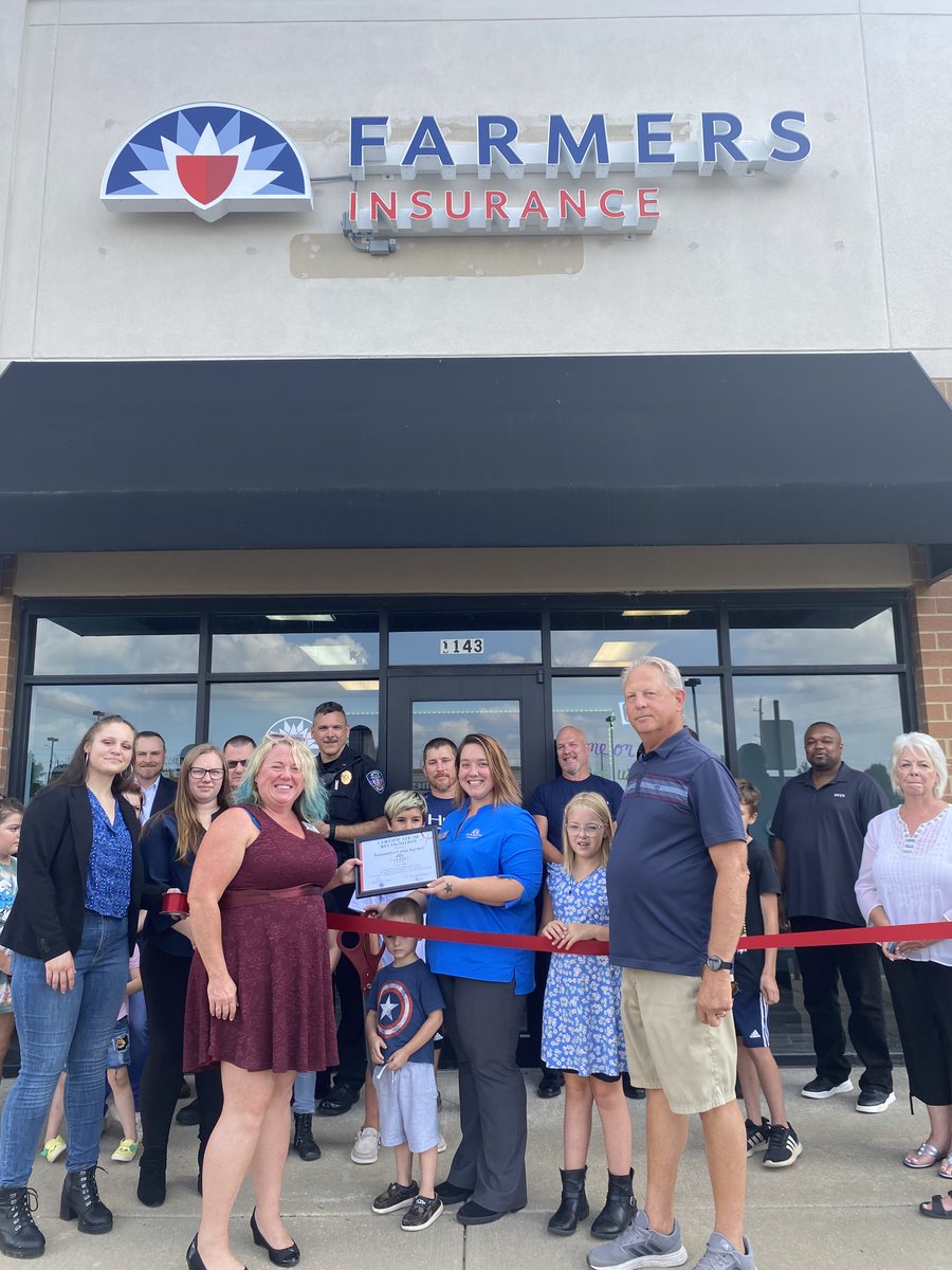 Congratulations Samantha Cress Agency - Farmers Insurance on your ribbon cutting!🧡 Thank you for choosing Belton. 
It was a pleasure co-hosting the event with the <a href="/Belton_Chamber/">Chamber of Commerce</a>.