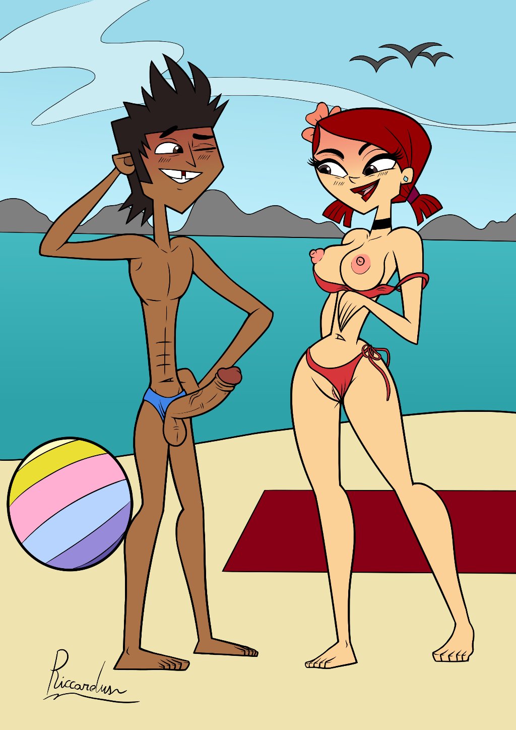 Riccardus97 (Commission open 🔞) on X: Reposting one of my best couple  from Total Drama: Zoey and Mike They're so horny watching each others on  the beach😍 ~ ❤️+🔁 #totaldramaisland #totaldrama #TD #