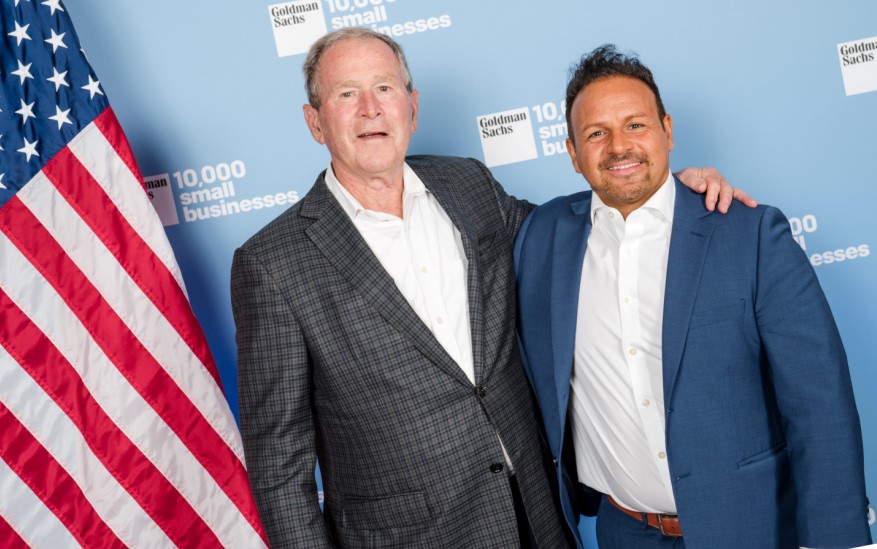 Grateful for a conversation with #PresidentBush about the importance of #SmallBusinesses #Diversity #Inclusion #Entrepreneurship #GovernmentOfficeFurniture